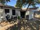 Backyard with storage shed, patio, and lawn at 2045 W Orange Dr, Phoenix, AZ 85015