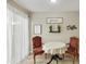 Small breakfast nook with table and chairs, offering a cozy space at 4901 E Kelton Ln # 1006, Scottsdale, AZ 85254