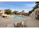 Relaxing community pool and patio area at 4901 E Kelton Ln # 1006, Scottsdale, AZ 85254