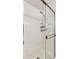 Clean shower with glass enclosure and shelving at 4901 E Kelton Ln # 1006, Scottsdale, AZ 85254