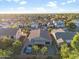 Aerial view showcasing the home's location in a desirable neighborhood at 6237 S Moccasin Trl, Gilbert, AZ 85298