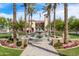 Town square with fountain and lush landscaping at 2949 N Acacia Way, Buckeye, AZ 85396