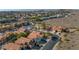 Aerial view of neighborhood with mountain views at 3509 E South Fork Dr, Phoenix, AZ 85044