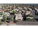 Wide aerial view of the neighborhood and surrounding area at 4101 E Silverwood Dr, Phoenix, AZ 85048