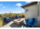 Cozy patio with fire pit and comfortable seating at 11946 E Cavedale Dr, Scottsdale, AZ 85262