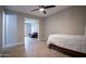 Bedroom with wood-look floors and view of another room at 1501 W Grovers Ave, Phoenix, AZ 85023