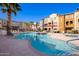 Community pool and spa with surrounding patio at 2150 W Alameda Rd # 1135, Phoenix, AZ 85085