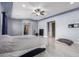 Main bedroom with king-size bed and ensuite bathroom access at 3234 E Ian Dr, Phoenix, AZ 85042