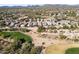 Aerial perspective highlighting the community's layout near a golf course at 4407 E Smokehouse Trl, Cave Creek, AZ 85331