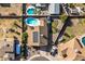 Aerial view showcasing house, pool, and yard at 17638 N 36Th Ave, Glendale, AZ 85308