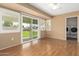 Laundry room with washer and dryer, providing convenient in-home laundry at 18001 N 99Th Dr, Sun City, AZ 85373
