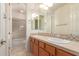 Bathroom with double sinks and a shower at 20525 W Lost Creek E Dr, Buckeye, AZ 85396