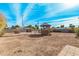 Backyard view showcasing a gazebo and patio area at 5701 N 12Th Pl, Phoenix, AZ 85014