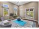 Bright home office with french doors opening to backyard at 7262 E Lower Wash Pass, Scottsdale, AZ 85266