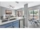 Modern kitchen with stainless steel appliances and white countertop at 9711 E Mountain View Rd # 1516, Scottsdale, AZ 85258