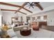Spacious living room with hardwood floors and open floor plan at 10986 N Northfield St, Surprise, AZ 85388
