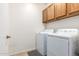 Convenient laundry room with washer and dryer hookups at 11867 W Grant St, Avondale, AZ 85323
