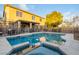 Refreshing pool with a spa and a large backyard at 11867 W Grant St, Avondale, AZ 85323