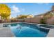 Sparkling pool with spa and plenty of room for relaxation at 11867 W Grant St, Avondale, AZ 85323