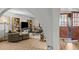 View of living room from entryway, featuring wood floors at 12016 N 65Th Ave, Glendale, AZ 85304