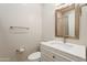 Clean bathroom with vanity and toilet at 16218 S 24Th Pl, Phoenix, AZ 85048