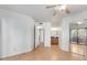Bedroom with mirrored closet doors and access to bathroom at 2228 N 52Nd St # 240, Phoenix, AZ 85008
