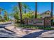 The Pavilions 7272 entrance sign, with palm trees and landscaping at 7272 E Gainey Ranch Rd # 91, Scottsdale, AZ 85258