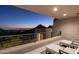 Spacious balcony with stunning sunset and city views at 10040 E Happy Valley Rd # 1039, Scottsdale, AZ 85255