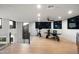 Modern home office with mountain views and built-in desk at 10040 E Happy Valley Rd # 1039, Scottsdale, AZ 85255