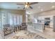 Modern kitchen with stainless steel appliances and white cabinetry at 3145 E Desert Ln, Gilbert, AZ 85234