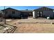 Backyard patio with brick pavers and a view of the house at 7620 S 56Th Ave, Laveen, AZ 85339