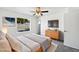 Main bedroom with a dresser and a view of the backyard at 9322 E Des Moines St, Mesa, AZ 85207