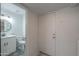 Updated bathroom with modern vanity and patterned floor at 11525 W Citrus Grv, Avondale, AZ 85392