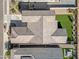 Bird's eye view of the house highlighting the roofline and backyard at 2860 N Riverdale Ln, Casa Grande, AZ 85122