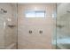 Large walk-in shower with dual shower heads and built-in seat at 2860 N Riverdale Ln, Casa Grande, AZ 85122