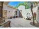 Private courtyard with fountain and seating at 8083 E Autumn Sage Trl, Gold Canyon, AZ 85118