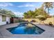 Refreshing kidney-shaped pool, perfect for summer at 1055 N Miller St, Mesa, AZ 85203