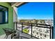 Balcony with mountain views and comfortable seating at 3131 N Central Ave # 6017, Phoenix, AZ 85012