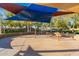 Covered patio area in a community park setting at 3686 E Kimball Rd, Gilbert, AZ 85297