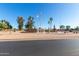 Community entrance with a Veterans Memorial and fountain at 713 S 81St Pl, Mesa, AZ 85208