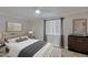 Spacious bedroom with plush bedding and stylish nightstands at 8260 E Arabian Trl # 151, Scottsdale, AZ 85258