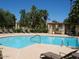 Inviting swimming pool with surrounding lounge chairs at 8260 E Arabian Trl # 151, Scottsdale, AZ 85258