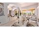 Spacious living area features high ceilings and arched doorways at 9840 N 111Th Pl, Scottsdale, AZ 85259