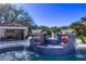 Resort-style pool and fountain with a tranquil atmosphere at 9840 N 111Th Pl, Scottsdale, AZ 85259