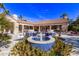 Inviting pool and spa with a beautiful water fountain at 9840 N 111Th Pl, Scottsdale, AZ 85259