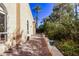 Landscaped walkway leading to the home's entrance at 9840 N 111Th Pl, Scottsdale, AZ 85259