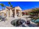 Private spa tucked away in the backyard at 9840 N 111Th Pl, Scottsdale, AZ 85259