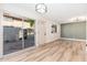 Dining area with sliding glass doors and access to backyard at 1136 N 84Th Pl, Scottsdale, AZ 85257