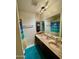 Clean bathroom with double vanity and shower/tub combo at 1831 E Kirkland Ln # B, Tempe, AZ 85281