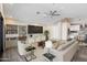 Light and airy living room with stylish furniture at 708 E State Ave, Phoenix, AZ 85020